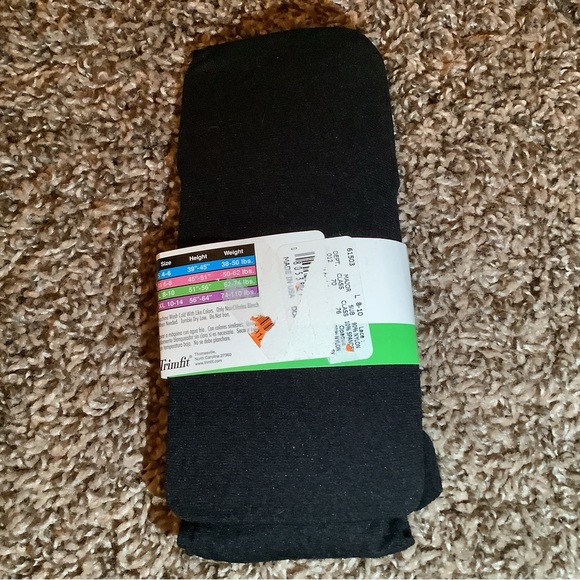 Trimfit girl's opaque tights, color black, size: L (8-10) - Picture 5 of 9